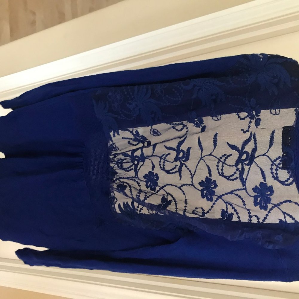 Blue Cardigan - Picture 2 of 2